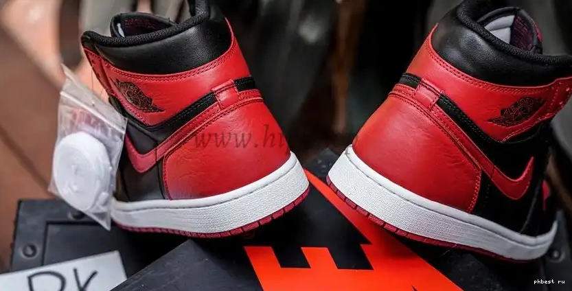 Banned 1 Retro PK TO GOD SHIP Jordan RETAIL MATERIALS Bred 2016 READY High 0506